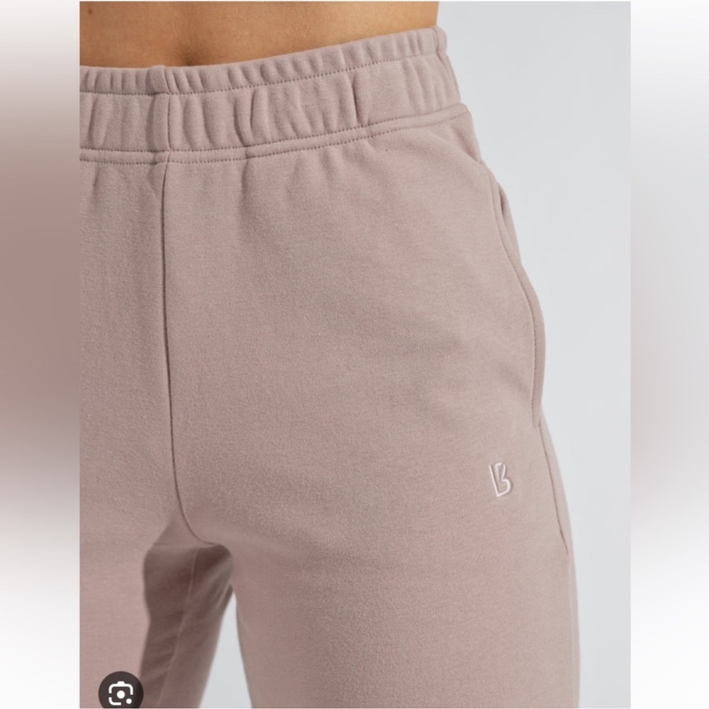 BuffBunny Cloud Joggers in Taupe 95% Cotton - Picture 3 of 8